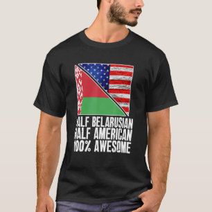 Camiseta Bielorrusia mitad Bielorrusia Media Americana Pat
