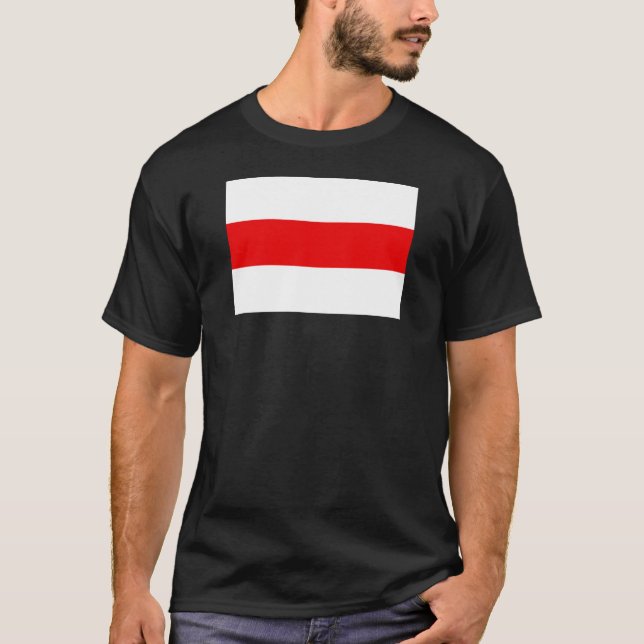 Camiseta Bielorrusia: símbolo de la bandera de la revolució (Anverso)