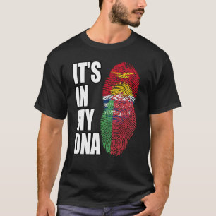 Camiseta Bielorrusia Y Kiribati Mezclan Bandera Del Patrimo