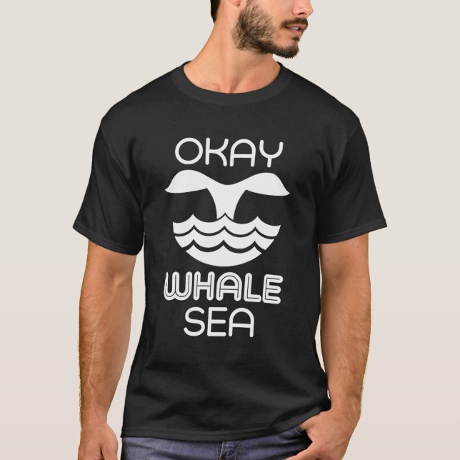Camiseta Bien Mar de ballenas (Anverso)