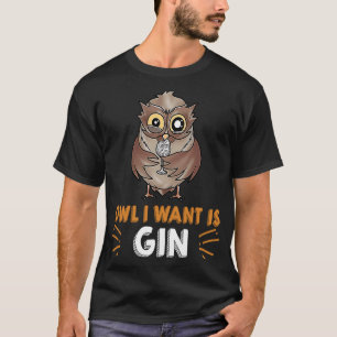 Camiseta BIEN, QUIERO QUE SEA UN BIEN, Lechuza Cocktail