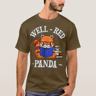 Camiseta Bien Red Panda Reading