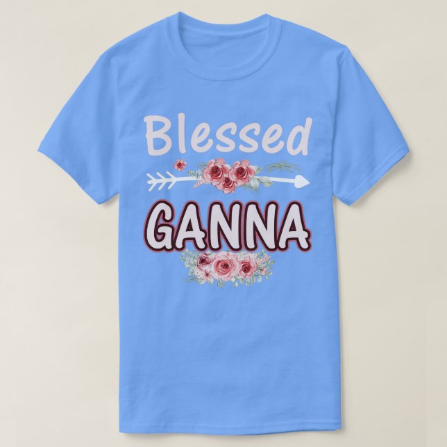 Camiseta Bienaventurada Ganna Mom Life Cute Floral Mothers (Diseño del anverso)