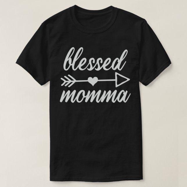 Camiseta Bienaventurada mamá Día de Acción de Gracias, madr (Diseño del anverso)