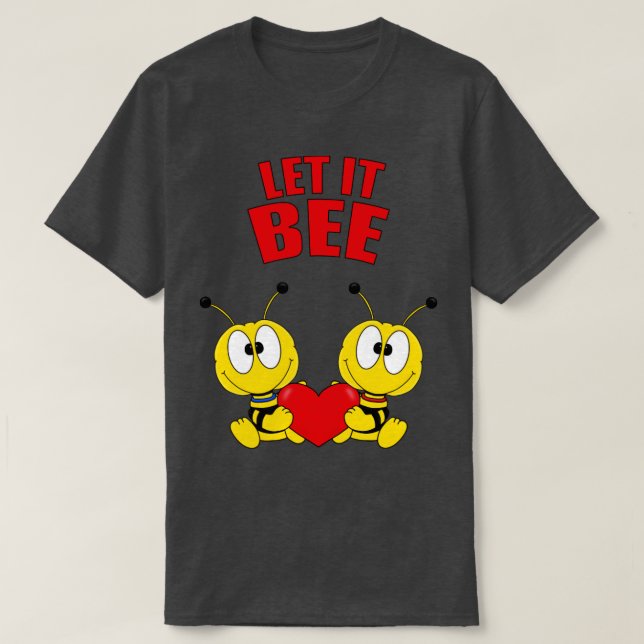 CAMISETA BIENEN BEBE LIEBE LOVE DEJEN QUE SE VEA (Diseño del anverso)