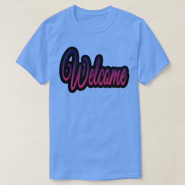 Camiseta Bienvenida (Diseño del anverso)