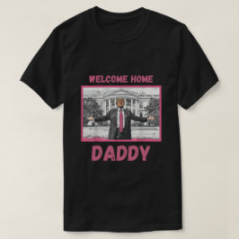 Camiseta Bienvenida a casa papá Retro Vintage Casa Blanca