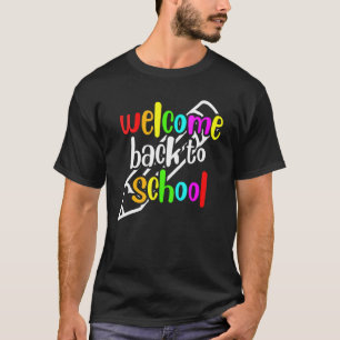 Camiseta Bienvenida A La Cita Escolar Para El Primer Día De