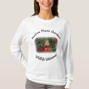 Camiseta Bienvenida a la fauna silvestre de plantas nativas