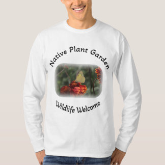 Camiseta Bienvenida a la fauna silvestre de plantas nativas