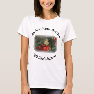 Camiseta Bienvenida a la fauna silvestre de plantas nativas