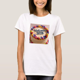 Camiseta Bienvenida a las tortas de flores 2025
