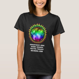 Camiseta Bienvenida a los refugiados de Niza contra el raci