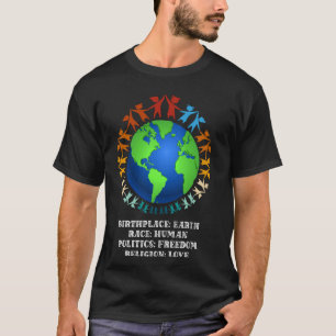 Camiseta Bienvenida a los refugiados de Niza contra el raci