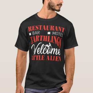 Camiseta Bienvenida a un pequeño extranjero