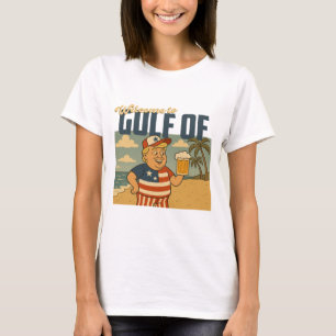 Camiseta bienvenida al golfo de américa