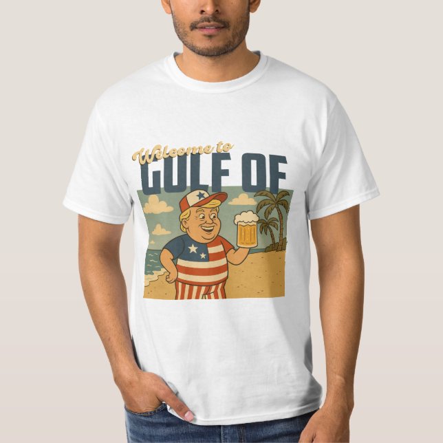 Camiseta bienvenida al golfo de américa (Anverso)
