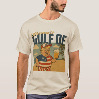 Camiseta bienvenida al golfo de américa
