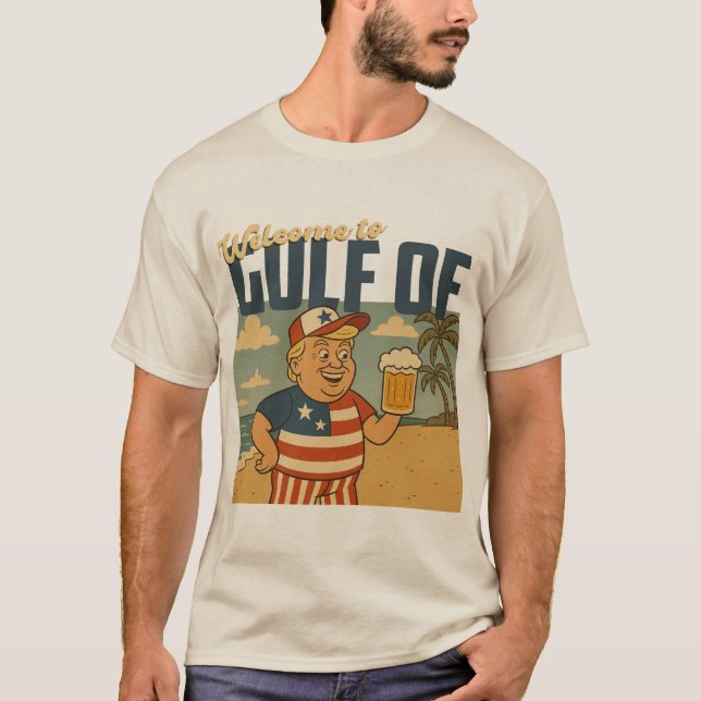 Camiseta bienvenida al golfo de américa (Anverso)