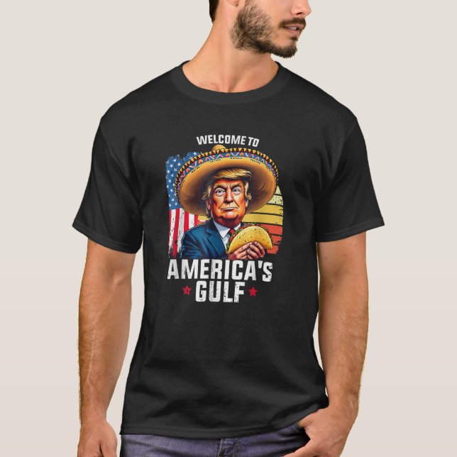 Camiseta bienvenida al Gulf of USA of America Est 2025 (Anverso)