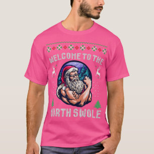 Camiseta Bienvenida al Norte Swole a Gimnasio de Navidades
