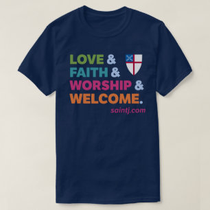 Camiseta Bienvenida colorida unisex de St. James