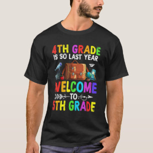 Camiseta Bienvenida De Adiós De Cuarto Grado A Escuadrón De