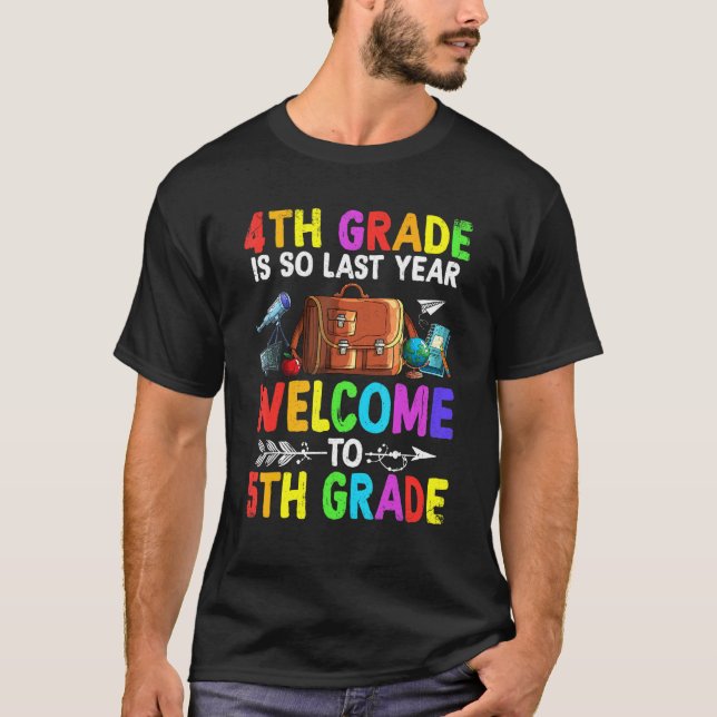Camiseta Bienvenida De Adiós De Cuarto Grado A Escuadrón De (Anverso)