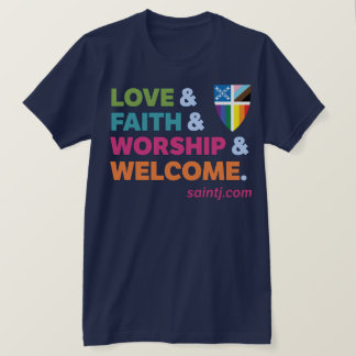 Camiseta Bienvenida de color adulto Orgullo + Escudo de Org