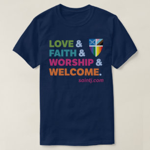 Camiseta Bienvenida de color adulto Orgullo + Escudo de Org