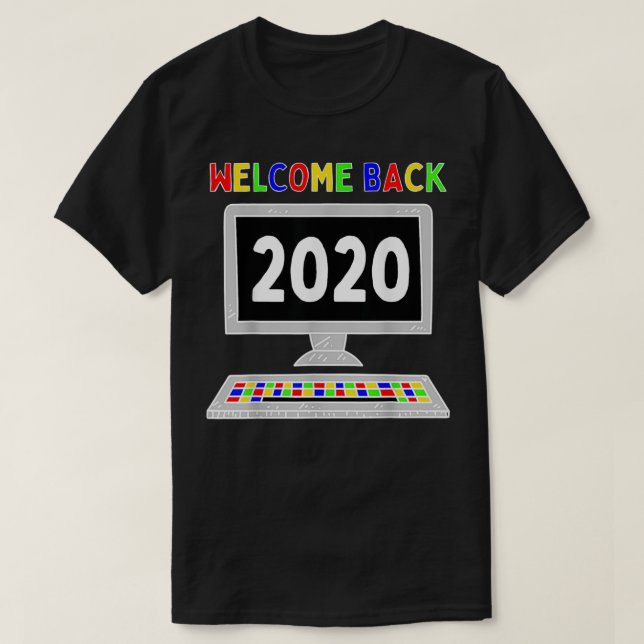 Camiseta Bienvenida de vuelta 2020 Aprendizaje Virtual Prim (Diseño del anverso)