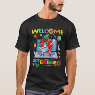 Camiseta Bienvenida de vuelta a Kindergarten Máscara Virtua