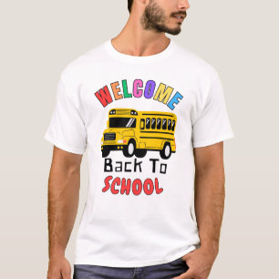 Camiseta Bienvenida De Vuelta A La Escuela - Autobús Gracio