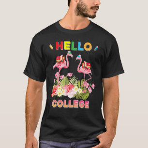Camiseta Bienvenida De Vuelta Al Colegio Flamingo