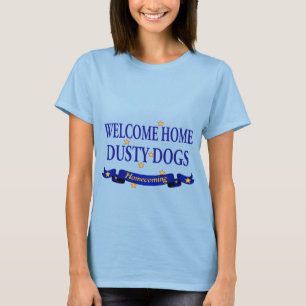 Camiseta Bienvenida Dusty Dogs en Casa