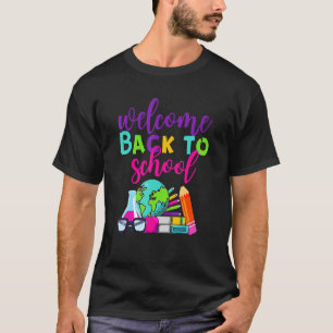 Camiseta Bienvenida Feliz Primer Día De La Escuela