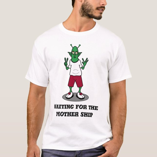 Camiseta Bienvenida Geek Alien (Anverso)