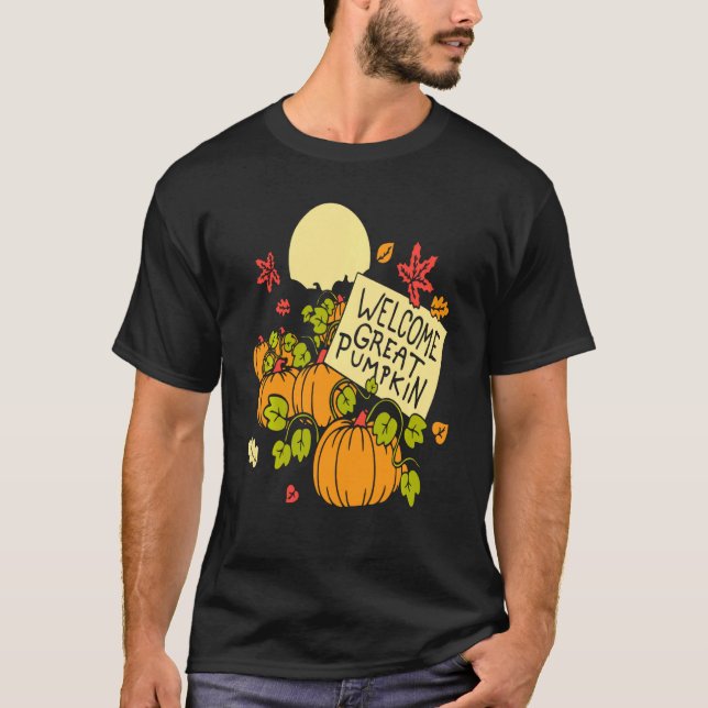 Camiseta Bienvenida Gran Calabaza (Anverso)