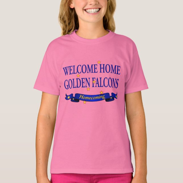 Camiseta Bienvenida Hogar Falcons dorados (Anverso)