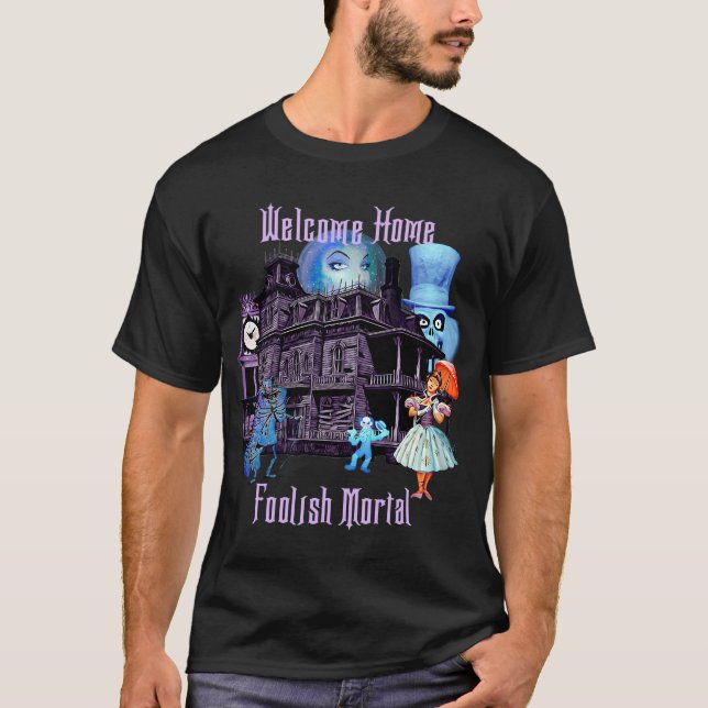 Camiseta Bienvenida Hogar Foolish Mortal (Anverso)