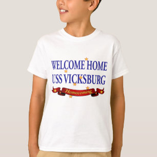 Camiseta Bienvenida Hogar USS Vicksburg