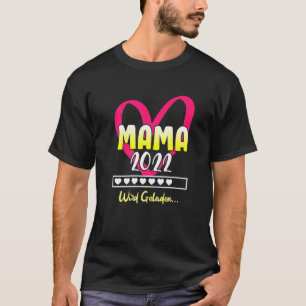 Camiseta Bienvenida Madre 2022 cargando mamá de embarazo 20