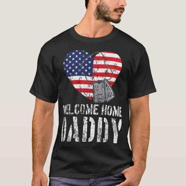 Camiseta Bienvenida Papi Casa Militar Coincidencia Homecomi (Anverso)