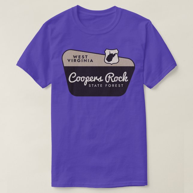 Camiseta Bienvenida Si Coopers Rock State Forest West Virgi (Diseño del anverso)