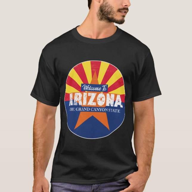 Camiseta bienvenido a Arizona Oversized (Anverso)