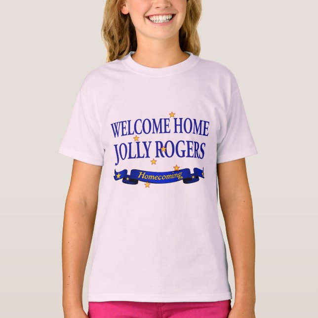 Camiseta Bienvenido a casa Jolly Rogers (Anverso)