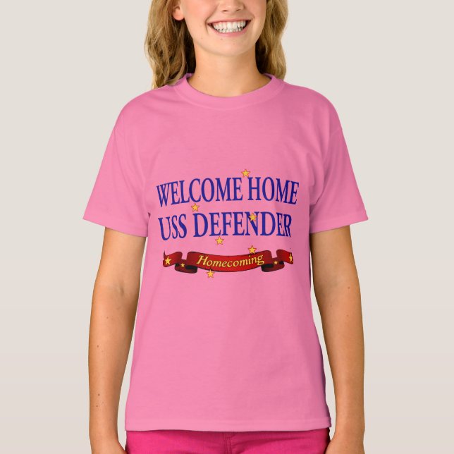 Camiseta Bienvenido a casa USS Defender (Anverso)