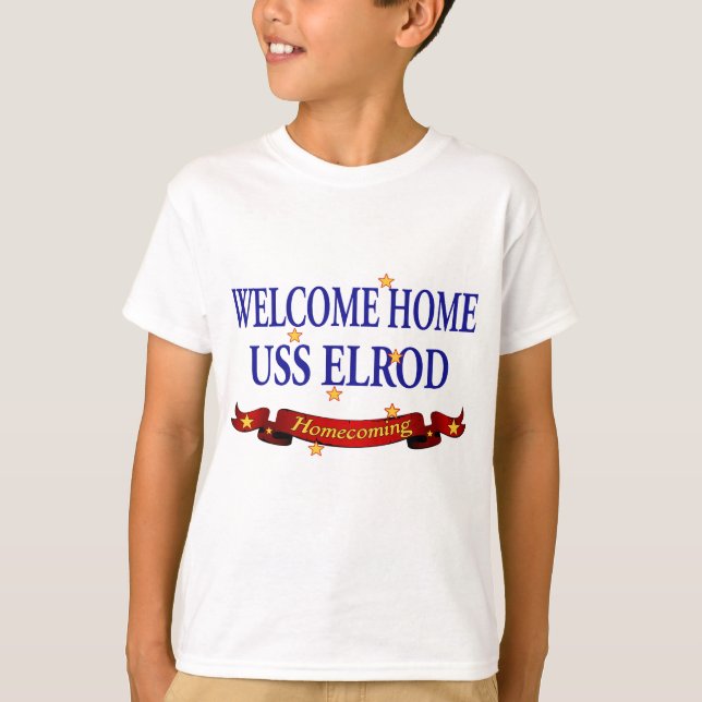 Camiseta Bienvenido a casa USS Elrod (Anverso)