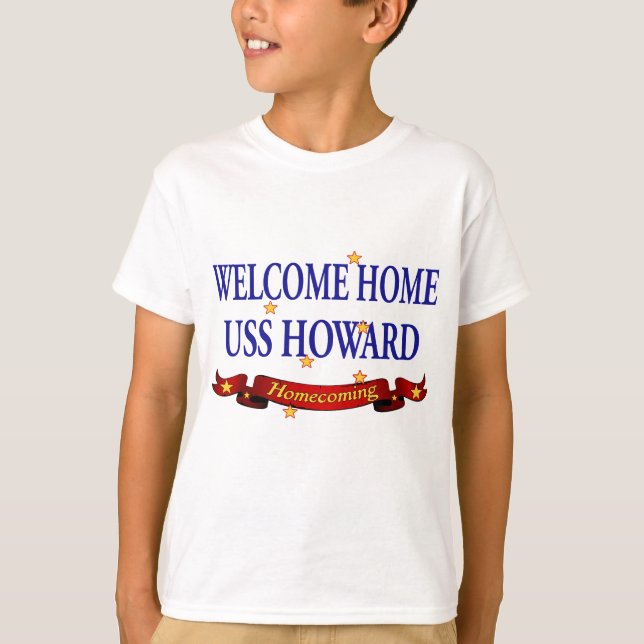 Camiseta Bienvenido a casa USS Howard (Anverso)