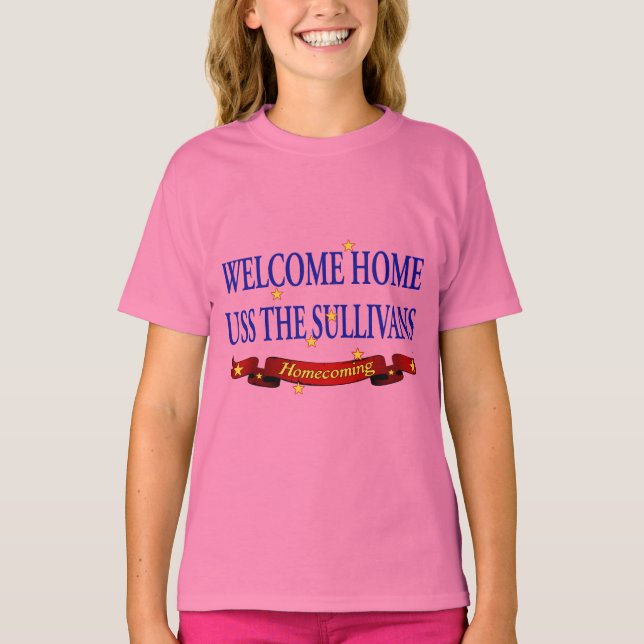 Camiseta Bienvenido a casa USS The Sullivans (Anverso)